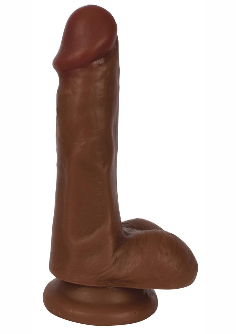 Thinz Slim Dong with Balls - Chocolate - 6in