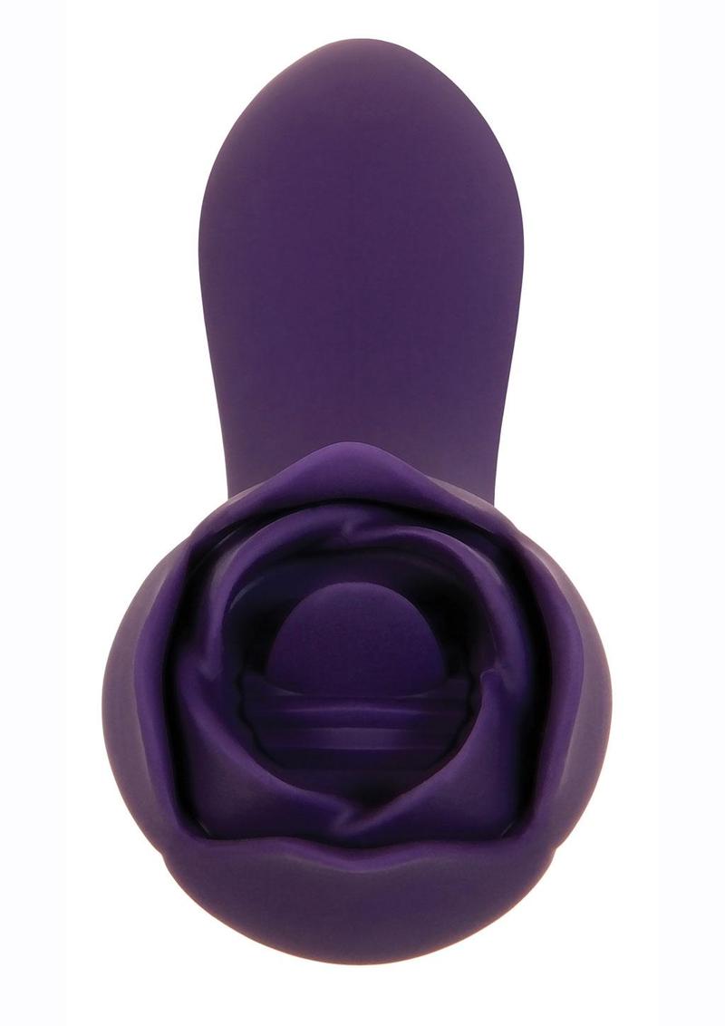 Thorny Rose Rechargeable Silicone Dual-End Vibrator