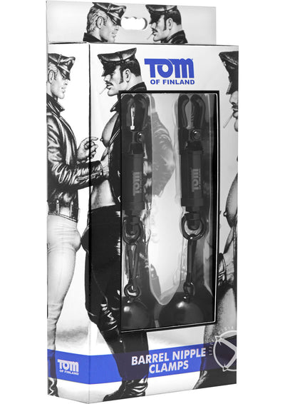 Tom Of Finland Nipple Barrel Clamps - Black