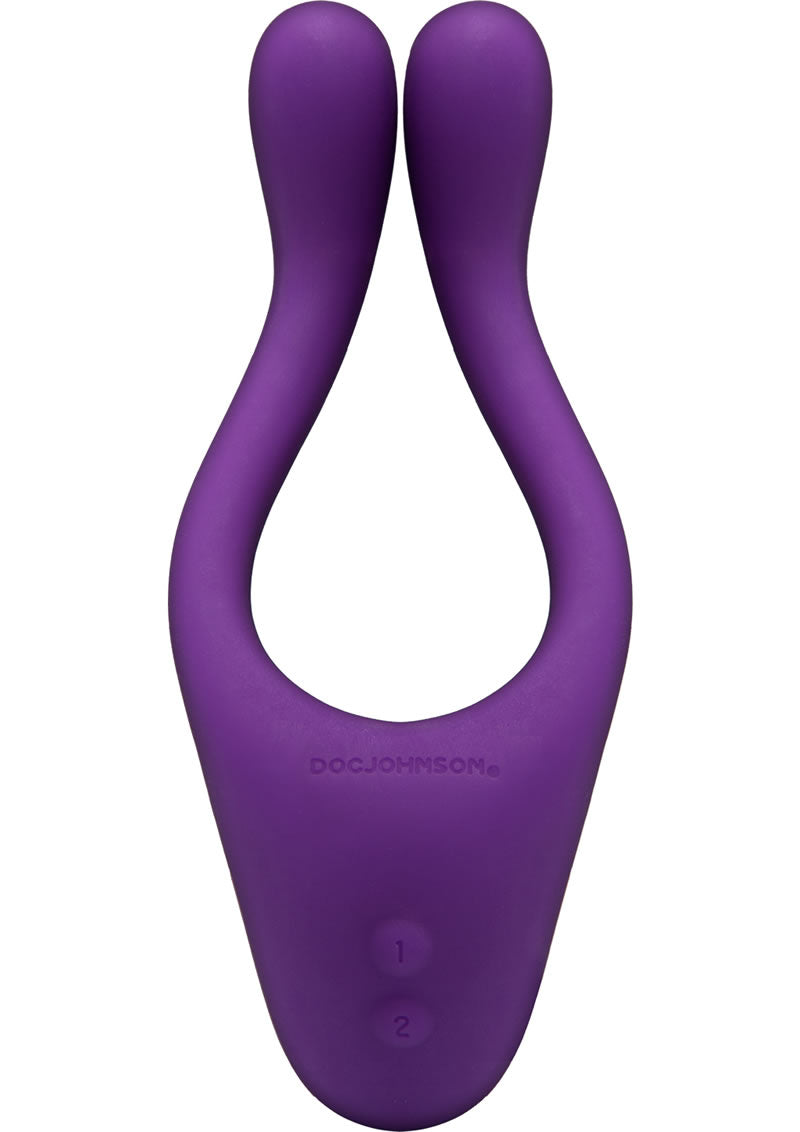 Tryst Rechargeable Multi Erogenous Zone Silicone Massager Waterproof - Purple