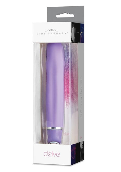 Vibe Therapy Delve Silicone Vibrator - Purple