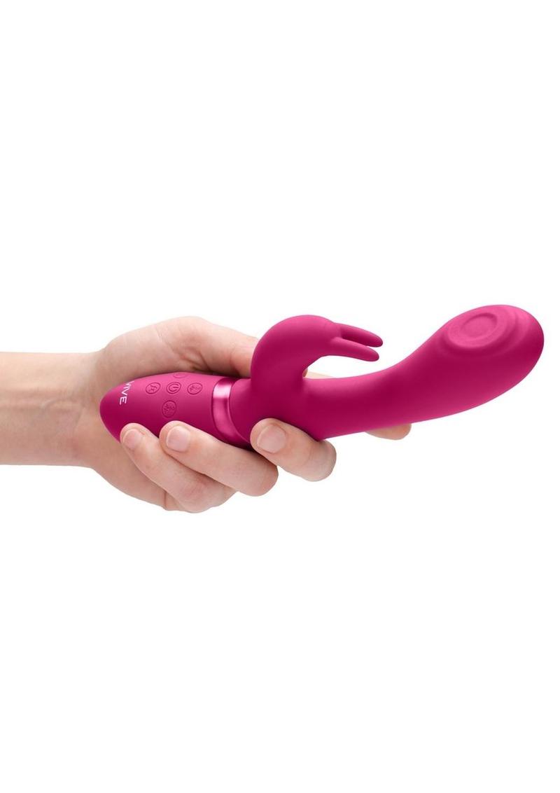 Vive Cato Pulse Wave Rechargeable Silicone G-Spot Rabbit Vibrator