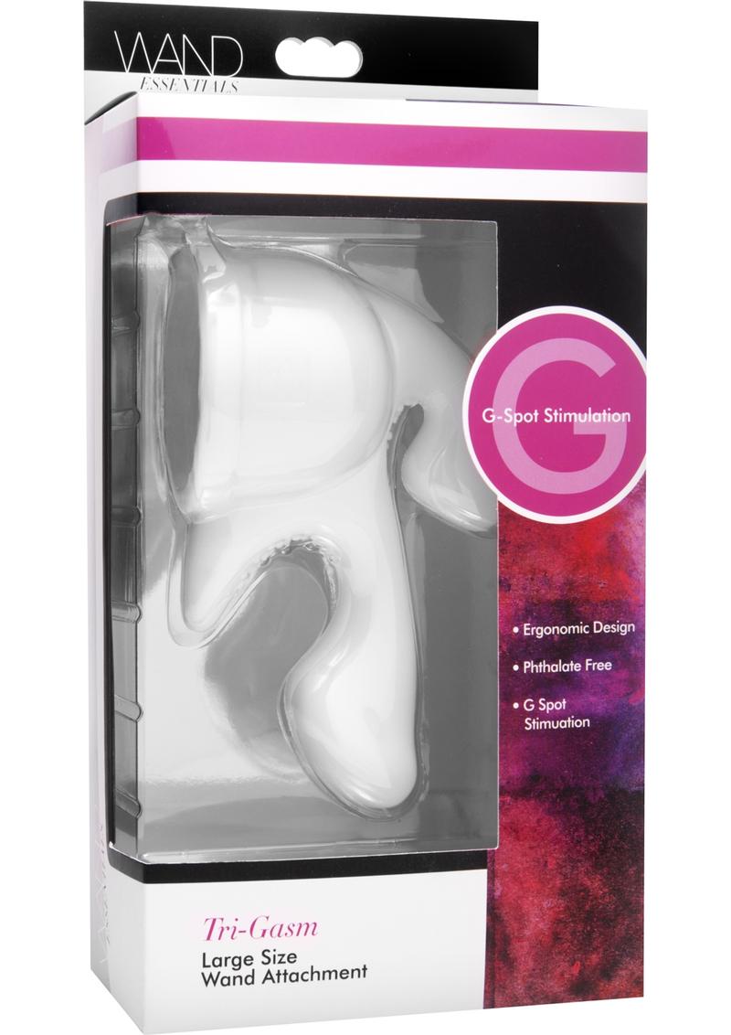 Wand Essentials Tri-Gasm Wand Attachment - White