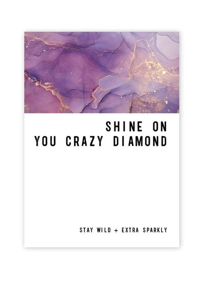 Warm Human Crazy Diamond Greeting Card