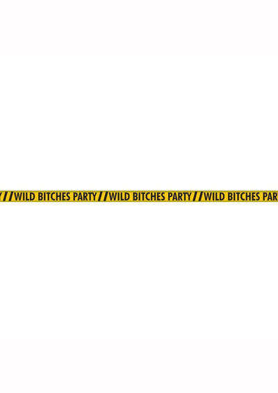 Wild Bitches Party Tape - Black/Yellow - 100ft