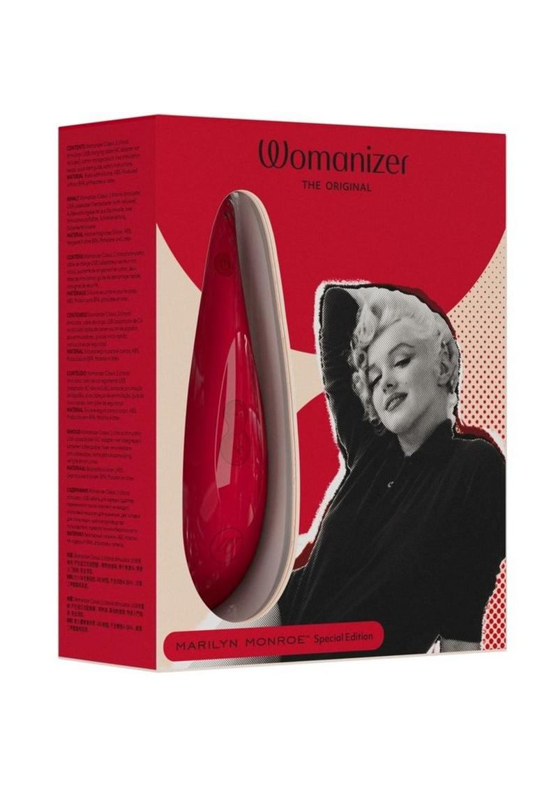 Womanizer Red Womanizer Marilyn Monroe Special Edition Rechargeable Clitoral Stimula ...