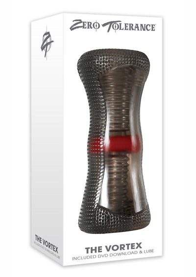 Zero Tolerance The Vortex Textured Stroker with DVD Download - Black/Red/Smoke