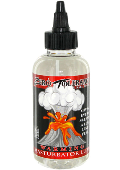 Zero Tolerance Water Based Warming Masturbator Lubricant - 4oz