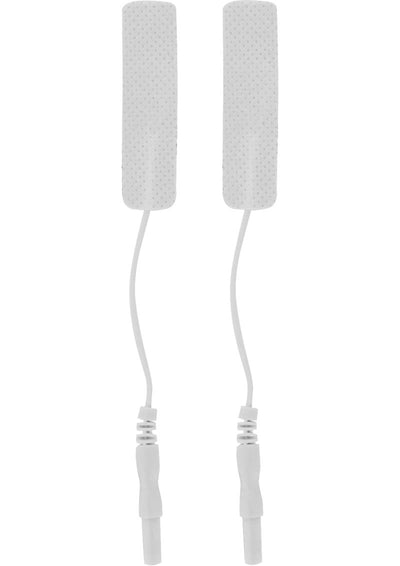 Zeus Electrosex Adhesive Penis-Pads - White - 2 Pack